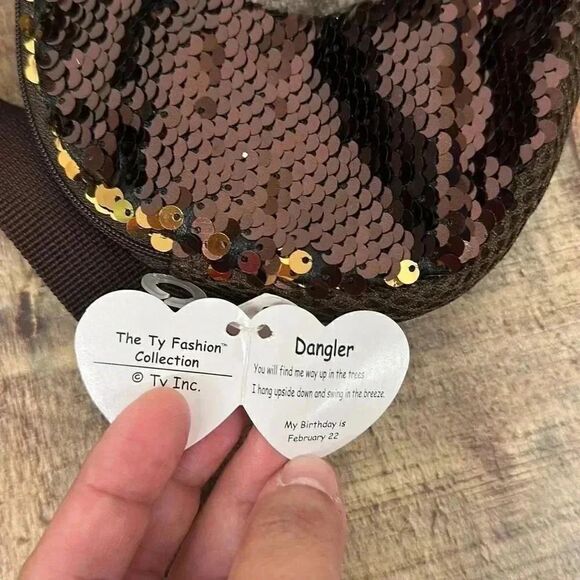 TY Dangler The Sloth Sequin Fannie Pack NWT - Picture 2 of 6